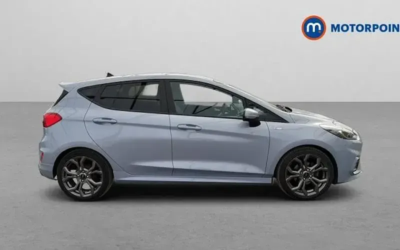 Used Ford Fiesta ST-Line 125 HP (91 kW) 2021 Blue Hatchback