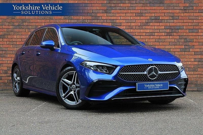 Used Mercedes A200 AMG Line Premium 163 HP (119 kW) 2024 Blue Hatchback