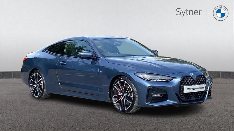 Blue Used 2022 BMW 420 M Sport Coupe | £29,750 (Good price) - Image 1/4