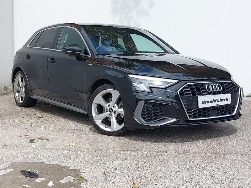 Black Used 2023 Audi A3 S-Line Hatchback | £22,698 (Fair price) - Image 1/4