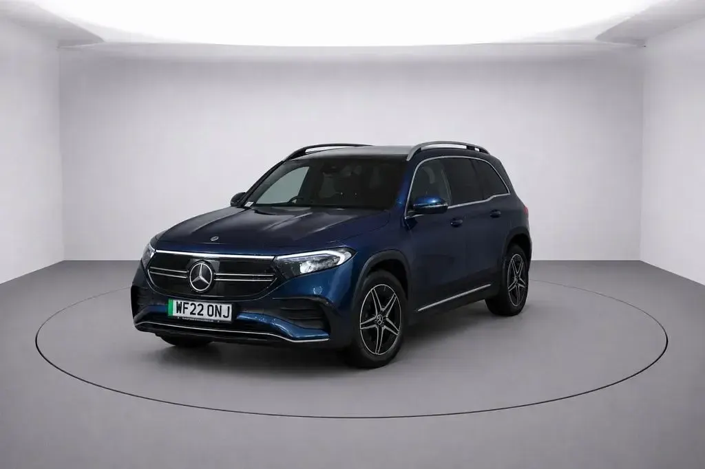 Used Mercedes EQB350 AMG line 214 kW (292 HP) 2022 Blue SUV