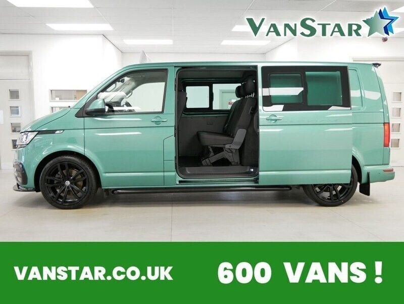 Green Used 2022 VW T6.1 Highline Van | £36,989 (Super price) - Image 1/4