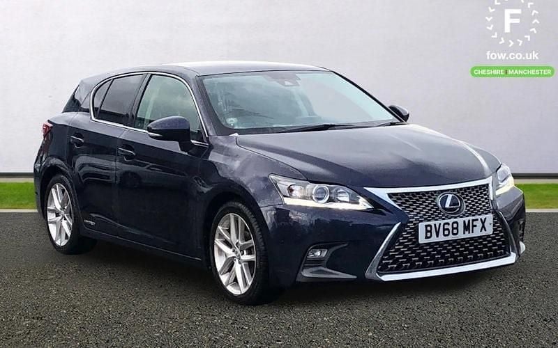 Used Lexus CT200h Luxury Line 136 HP (100 kW) 2018 Blue Hatchback