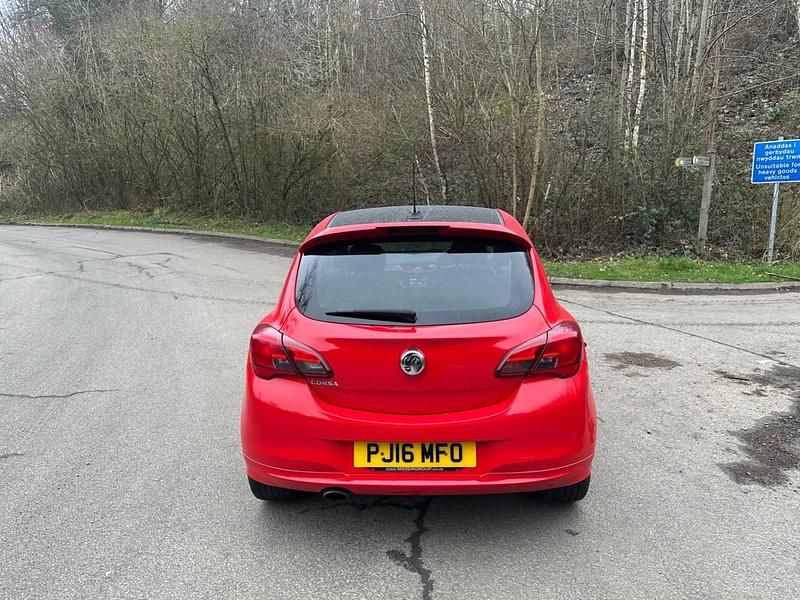 Used Vauxhall Corsa Edition 75 HP (55 kW) 2016 Red Hatchback