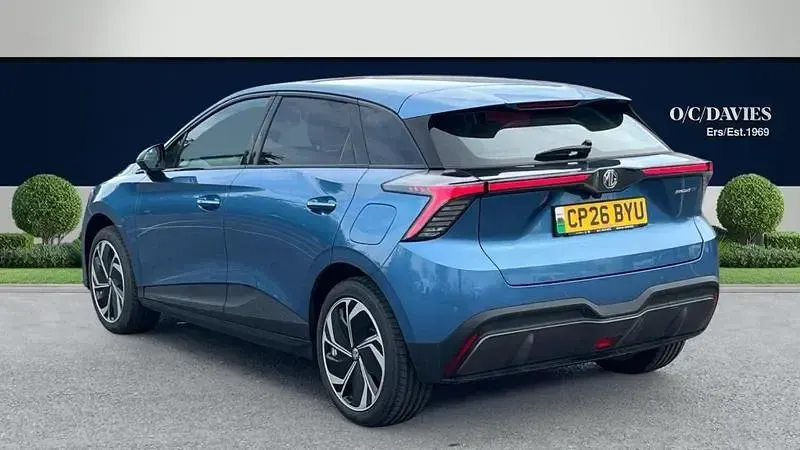 New MG MG4 EV 2026 Piccadilly blue Hatchback