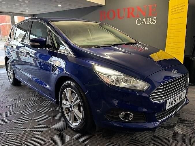Used Ford S-MAX Titanium 150 HP (110 kW) 2017 Blue MPV