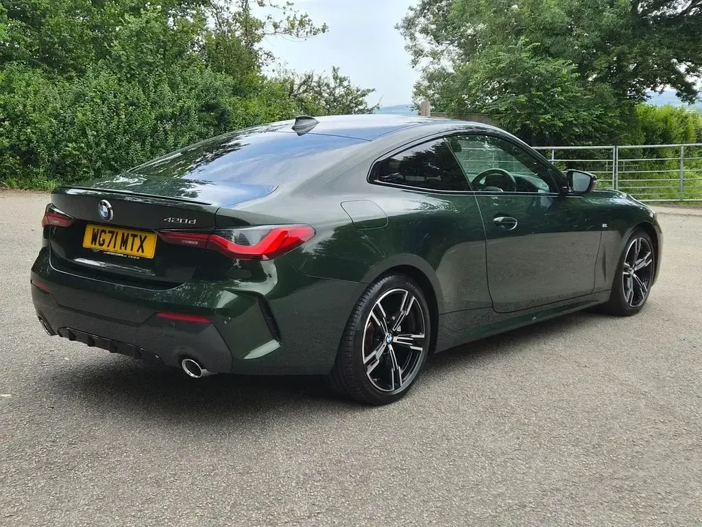 Used BMW 420 M Sport 190 HP (139 kW) 2022 Green Coupe