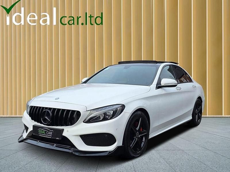 Used Mercedes C220 AMG Line Premium 2015 White Sedan