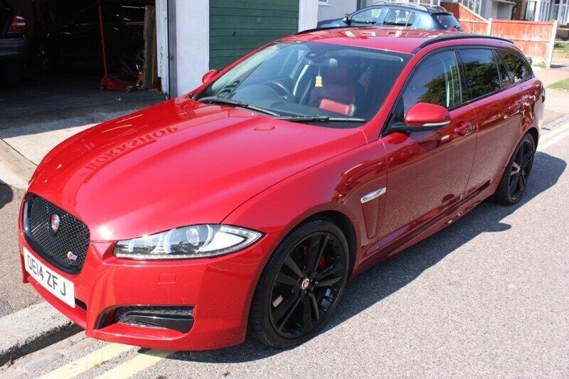 Red Used 2014 Jaguar XF Portfolio Sedan | £9,995 (Expensive) - Image 1/4
