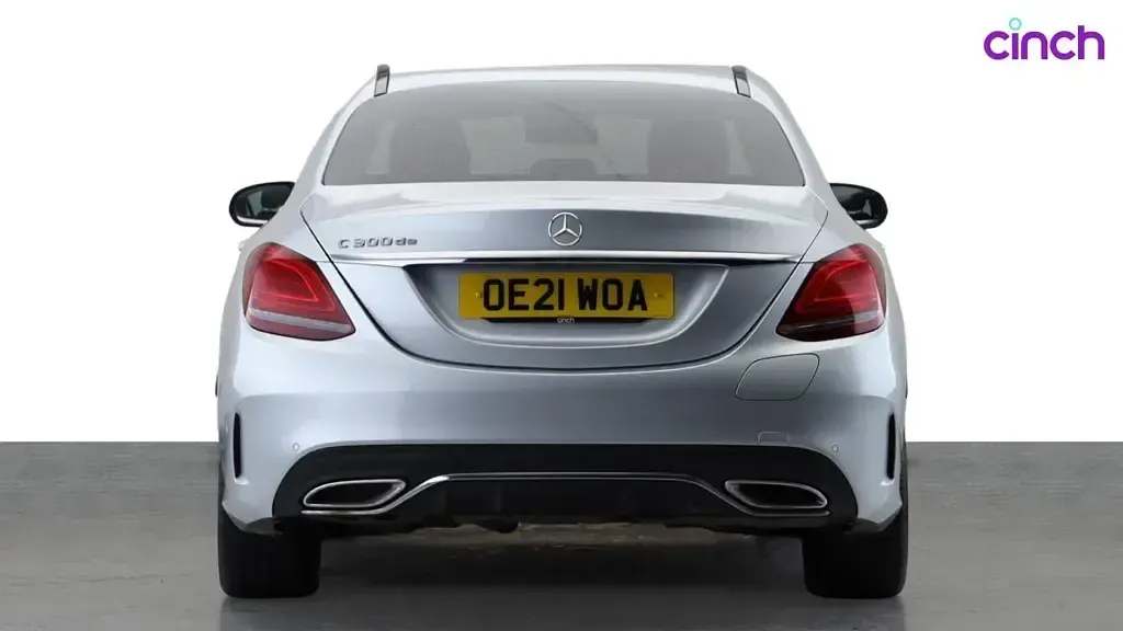 Used Mercedes C300 AMG line 2021 Silver Sedan