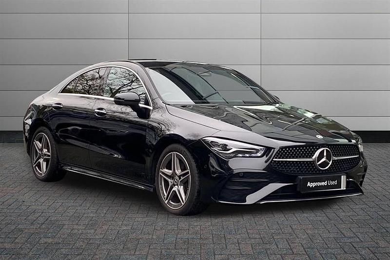 Cosmos black Used 2024 Mercedes CLA220 Executive Sedan | £28,890 (Fair price) - Image 1/4