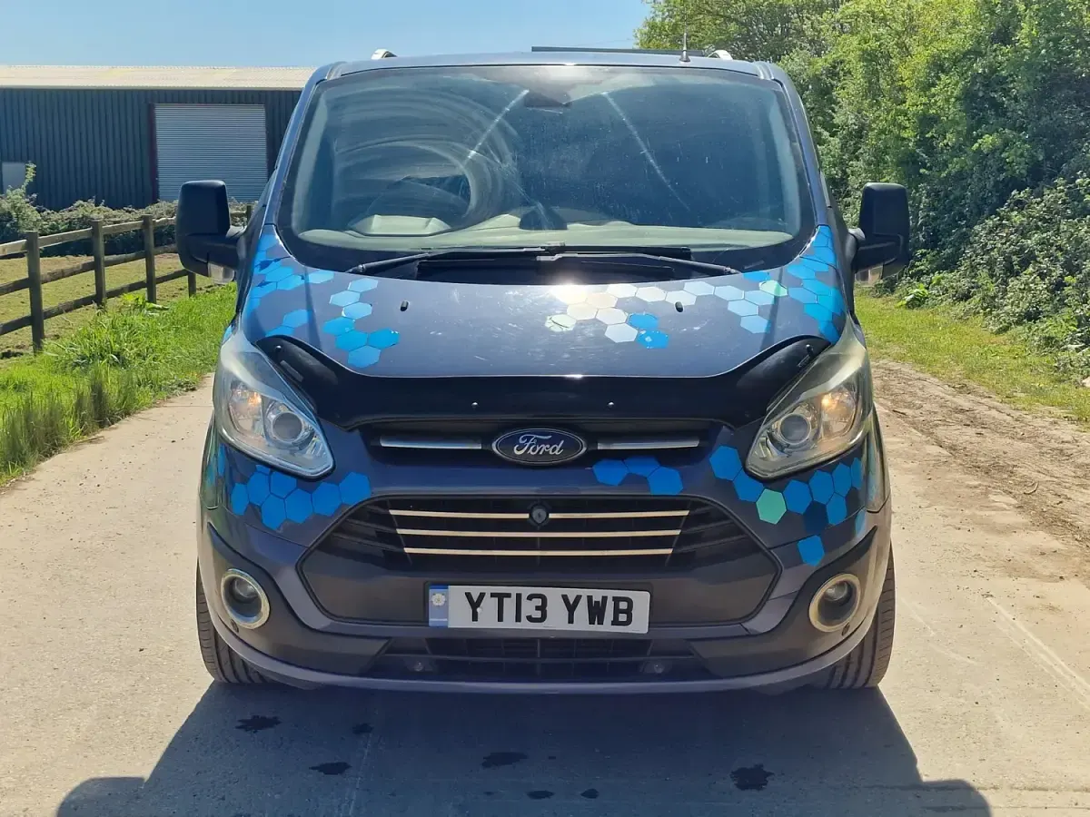 Usado Ford Transit Custom Trend 100 HP (73 kW) 2013 Azul Van