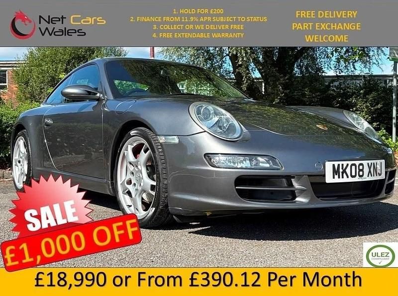 Grey Used 2008 Porsche 911 Coupe | £18,990 (Expensive) - Image 1/4