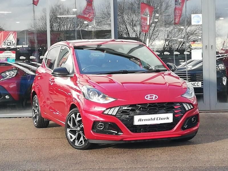Used Hyundai i10 N Line 100 HP (73 kW) 2022 Red Hatchback