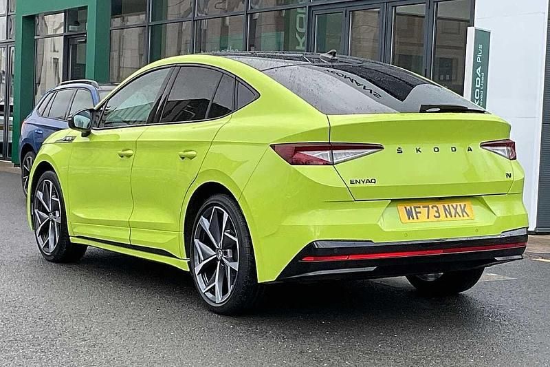 Used Skoda Enyaq iV vRS 219 kW (299 HP) 2023 Green SUV