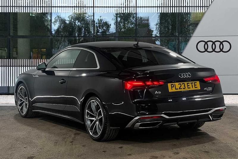 Used Audi A5 S-Line 204 HP (150 kW) 2023 Black Coupe