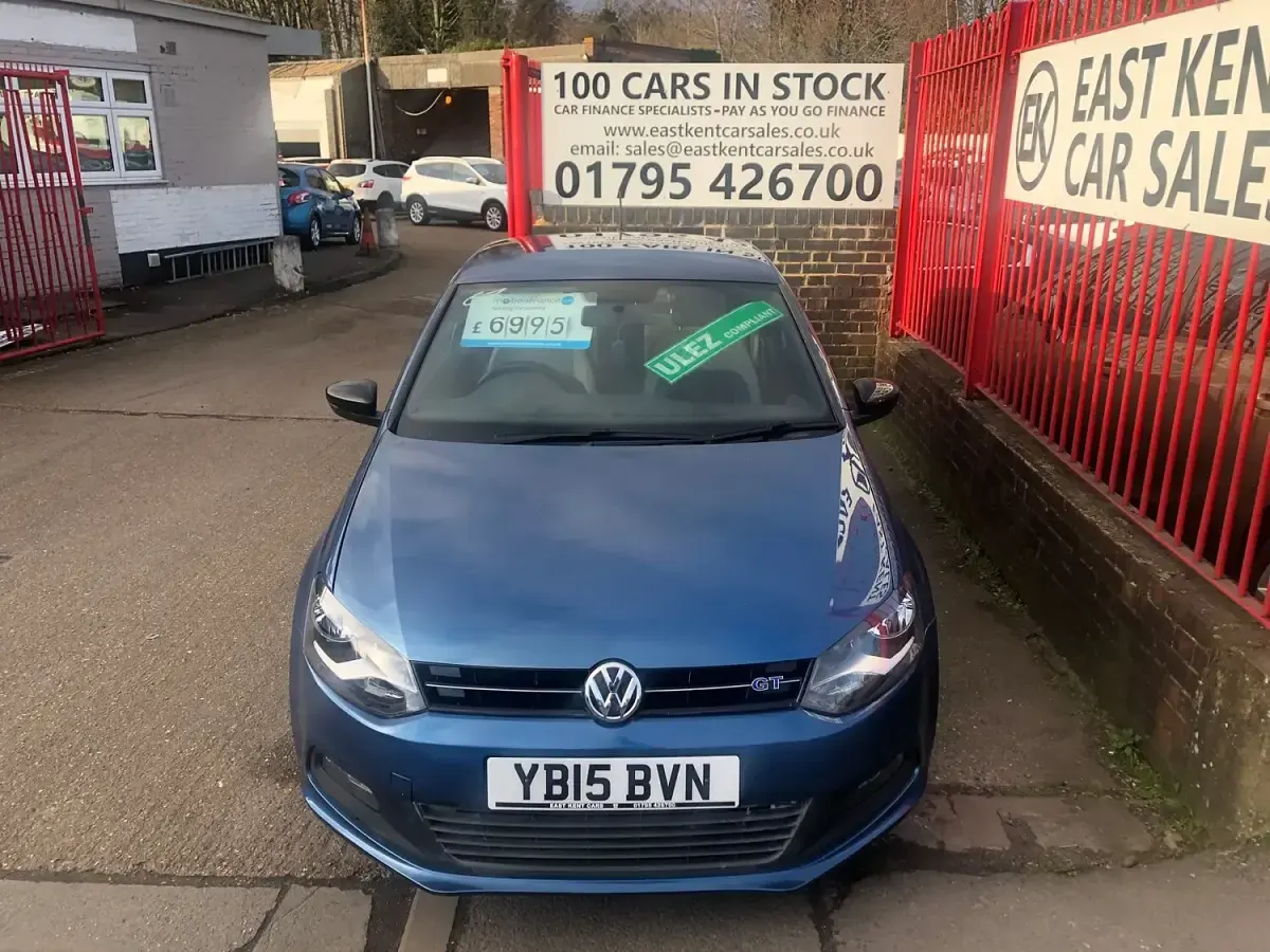 Used VW Polo BlueGT 2015 Blue Hatchback