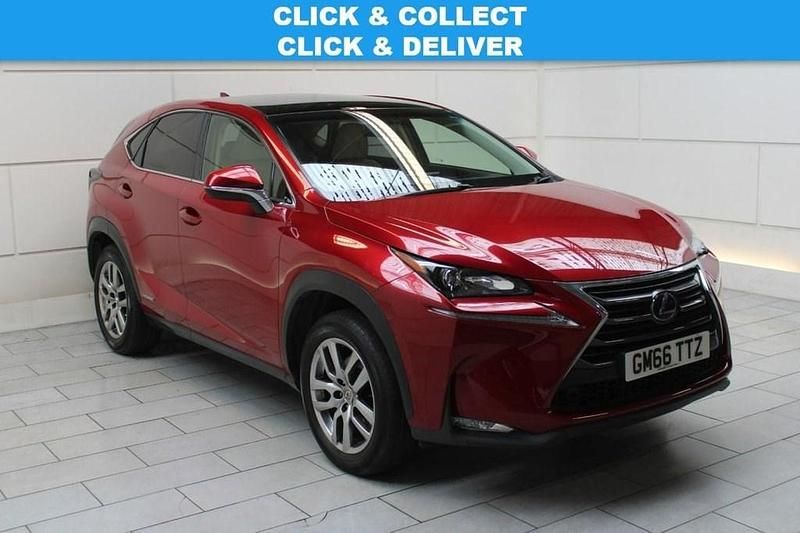 Red Used 2017 Lexus NX300h Luxury Line SUV | £16,450 (Good price) - Image 1/3