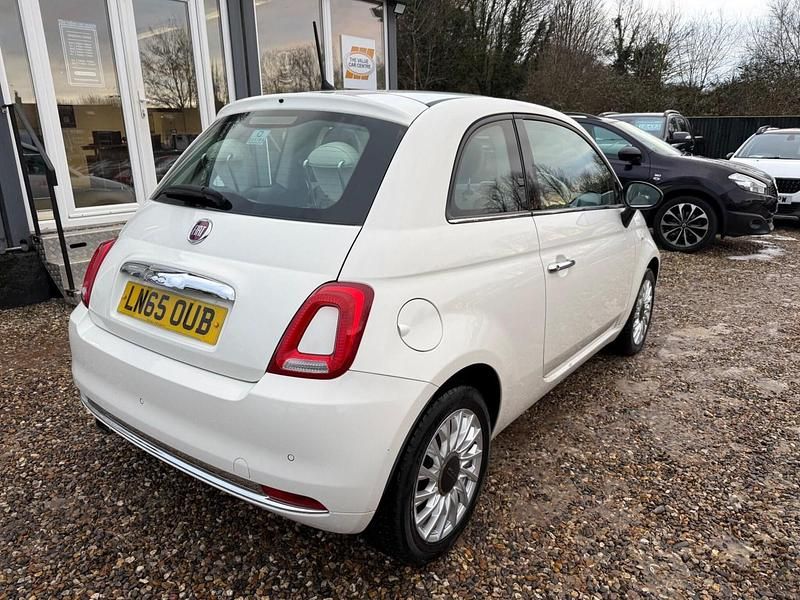 Used Fiat 500 Lounge 69 HP (50 kW) 2016 White Hatchback