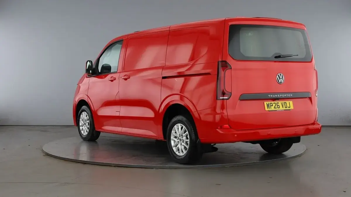 New VW T7 Pro 2026 Red Van