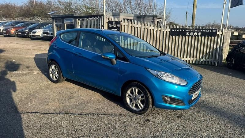 Used Ford Fiesta Zetec 2014 Blue Hatchback