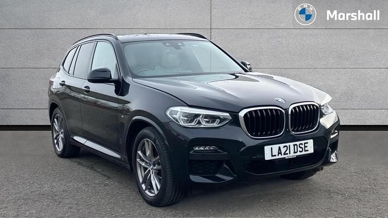 Used BMW X3 M Sport 187 HP (137 kW) 2021 Black SUV