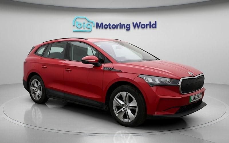 Used Skoda Enyaq iV ecoSuite 150 kW (204 HP) 2022 Red SUV