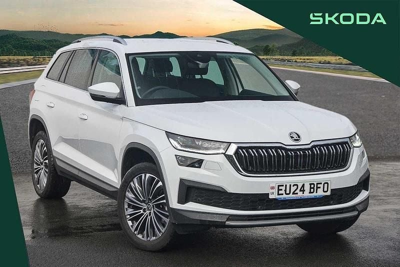Used Skoda Kodiaq SE L Executive 148 HP (108 kW) 2024 Moon white metallic SUV