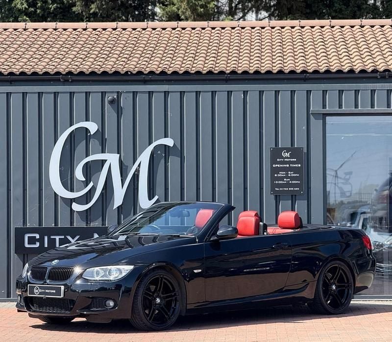 Black Used 2013 BMW 320 Cabriolet M Sport Cabriolet | £6,490 (Fair price) - Image 1/4