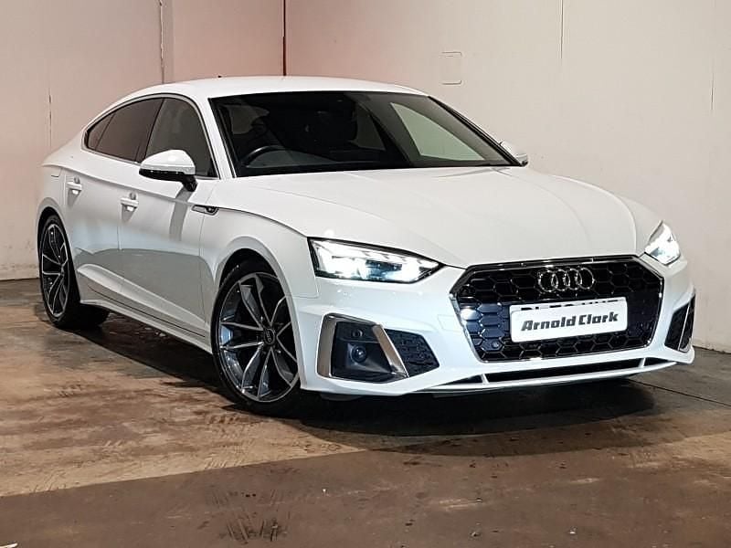 Used Audi A5 S-Line 163 HP (119 kW) 2022 White Coupe