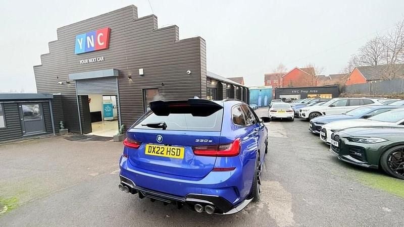 Blue Used 2022 BMW 330e M Sport Estate | £22,991 (Super price) - Image 1/4
