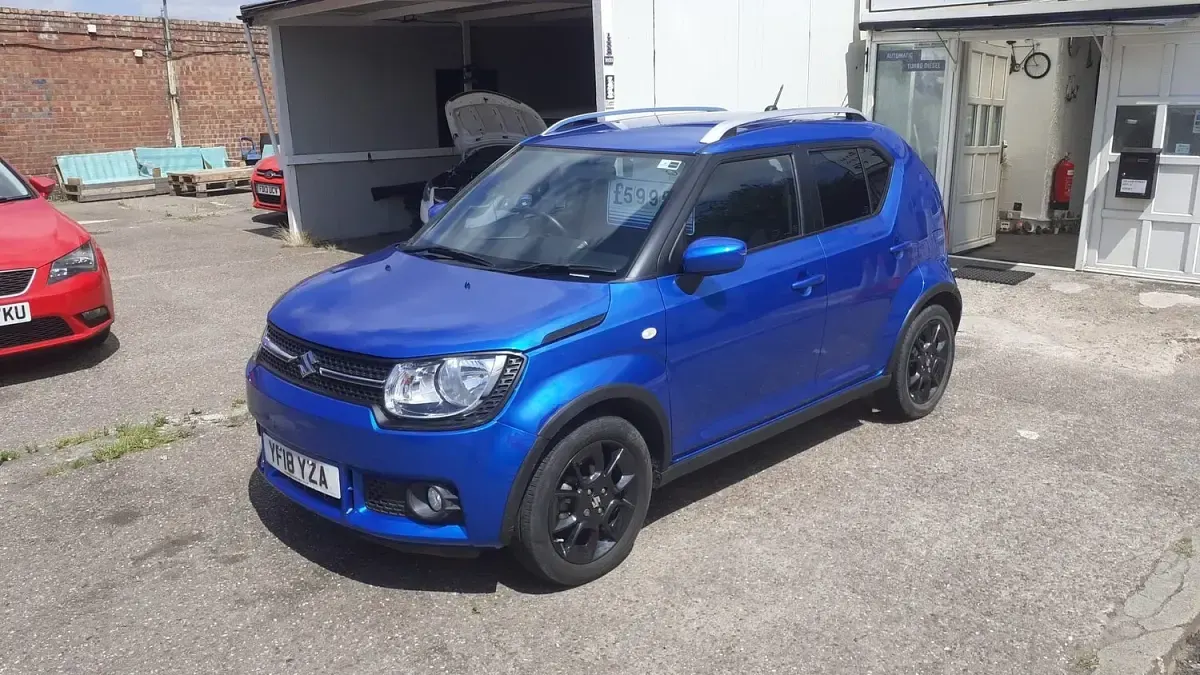 Used Suzuki Ignis SZ-T 90 HP (66 kW) 2018 Blue SUV
