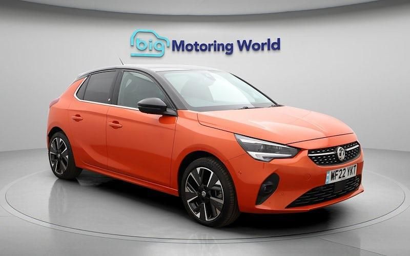 Used Vauxhall Corsa-e Elite 100 kW (136 HP) 2022 Orange Hatchback