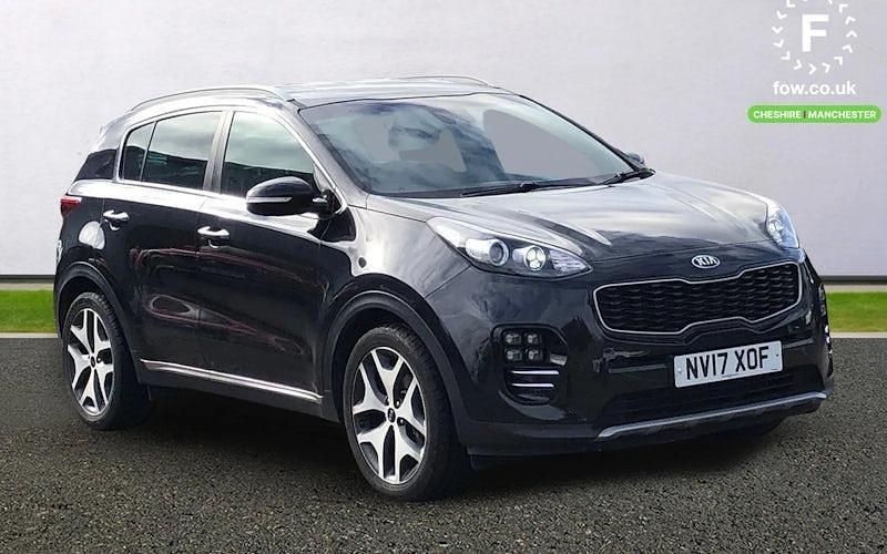 Used Kia Sportage GT-Line 141 HP (103 kW) 2017 Black SUV