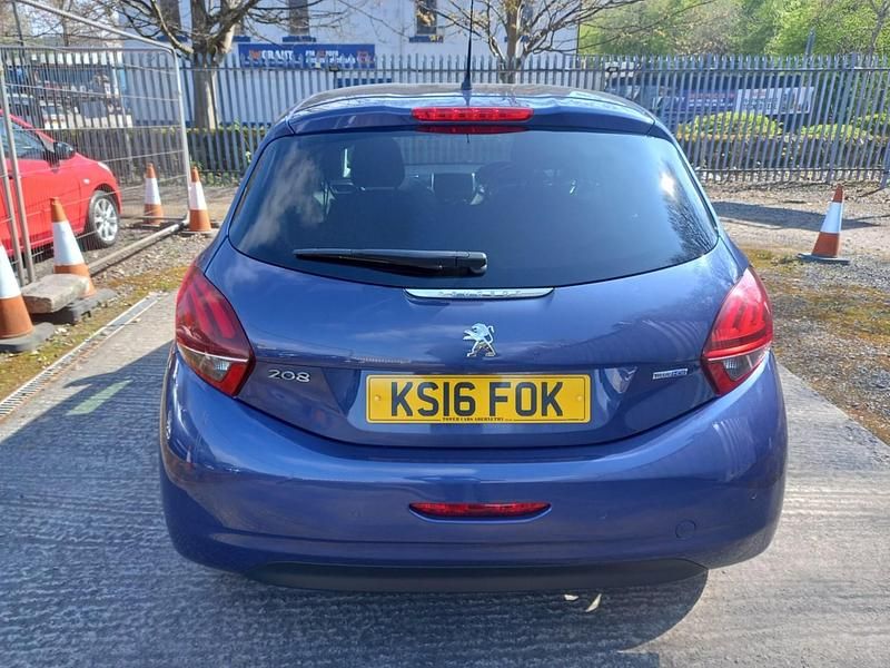 Usado Peugeot 208 Allure 2016 Azul Citadino