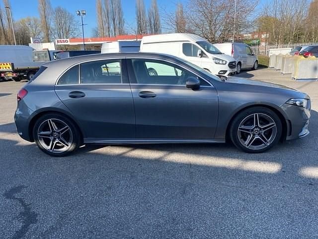 Used Mercedes A200 AMG line 163 HP (119 kW) 2018 Grey Hatchback