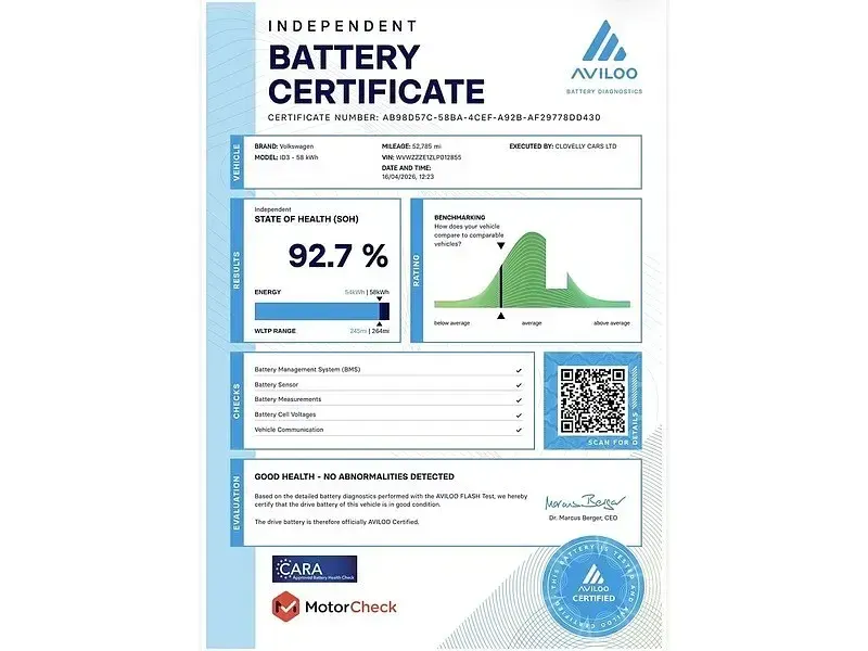 Used VW ID.3 Pro 150 kW (204 HP) 2020 Grey Hatchback