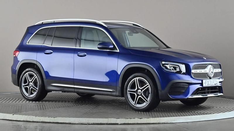 Blue Used 2021 Mercedes GLB200 AMG line SUV | £24,298 (Fair price) - Image 1/4