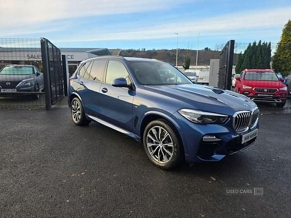 Blue Used 2021 BMW X5 M Sport SUV | £39,450 (Super price) - Image 1/4