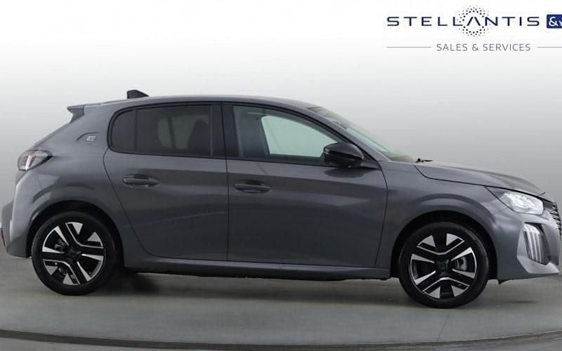 New Peugeot e-208 Allure 100 kW (136 HP) 2025 Grey Hatchback