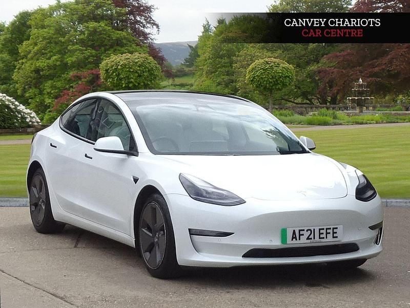 White Used 2021 Tesla Model 3 Long Range Sedan | £18,000 (Fair price) - Image 1/4