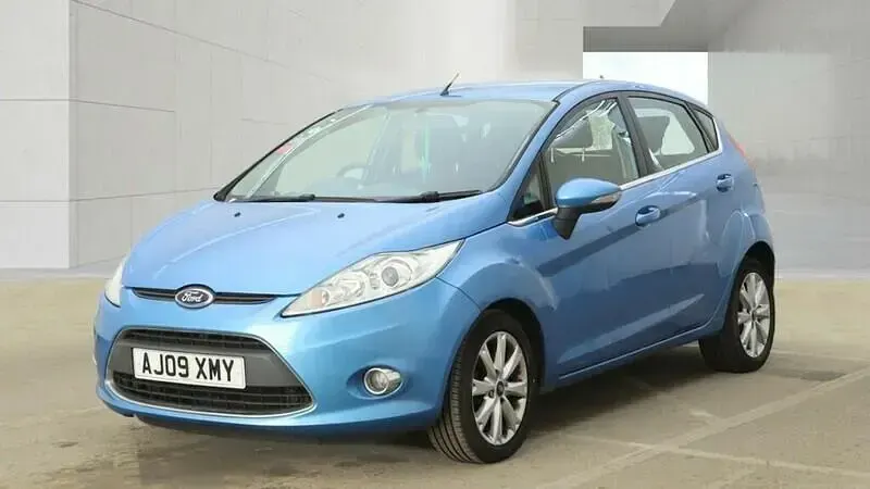 Used Ford Fiesta Zetec 82 HP (60 kW) 2009 Blue Hatchback