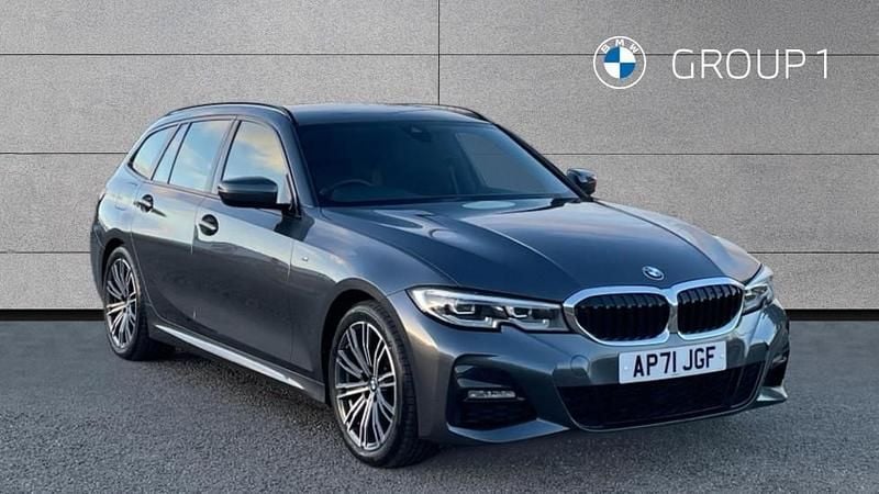 Grey Used 2022 BMW 320 M Sport Estate | £25,995 (Fair price) - Image 1/4
