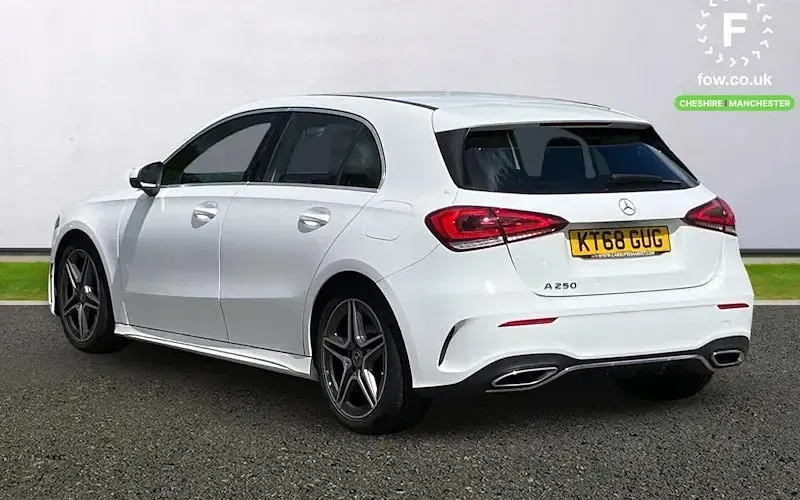 Begagnad Mercedes A250 AMG line 224 HK (164 kW) 2020 Halvkombi