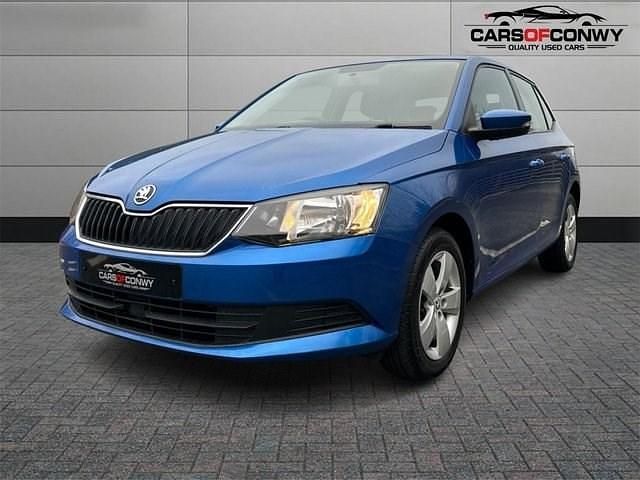 Used Skoda Fabia SE 90 HP (66 kW) 2015 Blue Hatchback