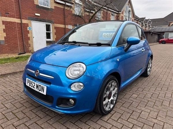 Blue Used 2015 Fiat 500 S Cabriolet | £4,495 (Good price) - Image 1/1