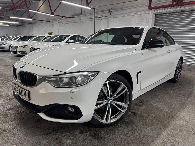 White Used 2014 BMW 420 Sport Line Coupe | £8,900 (Good price) - Image 1/4