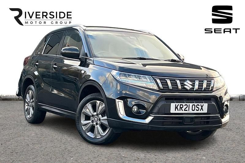 Cosmic black Used 2021 Suzuki Vitara SZ-T Estate | £13,990 (Fair price) - Image 1/4