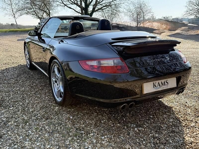 Used Porsche 911 350 HP (257 kW) 2008 Black Cabriolet