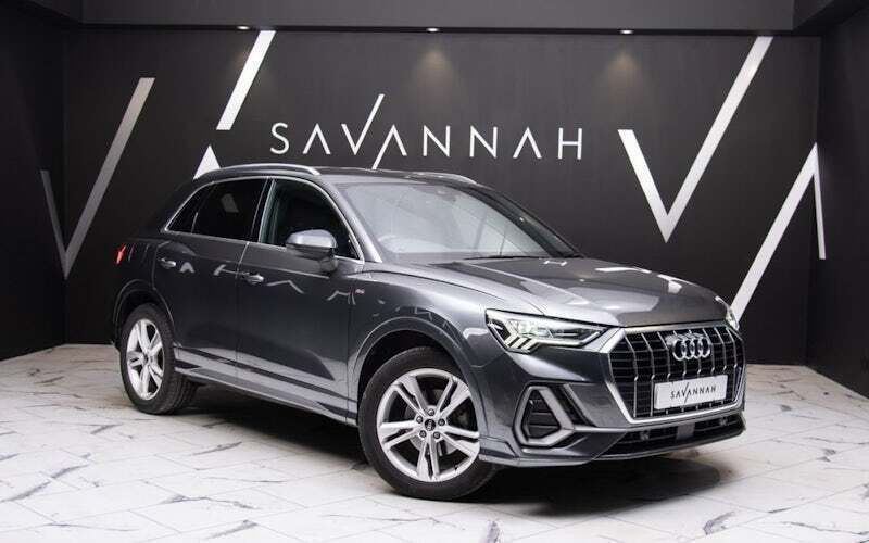 Grey Used 2022 Audi Q3 S-Line SUV | £27,300 (Fair price) - Image 1/4